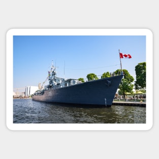 HMCS Haida in the Sun Sticker